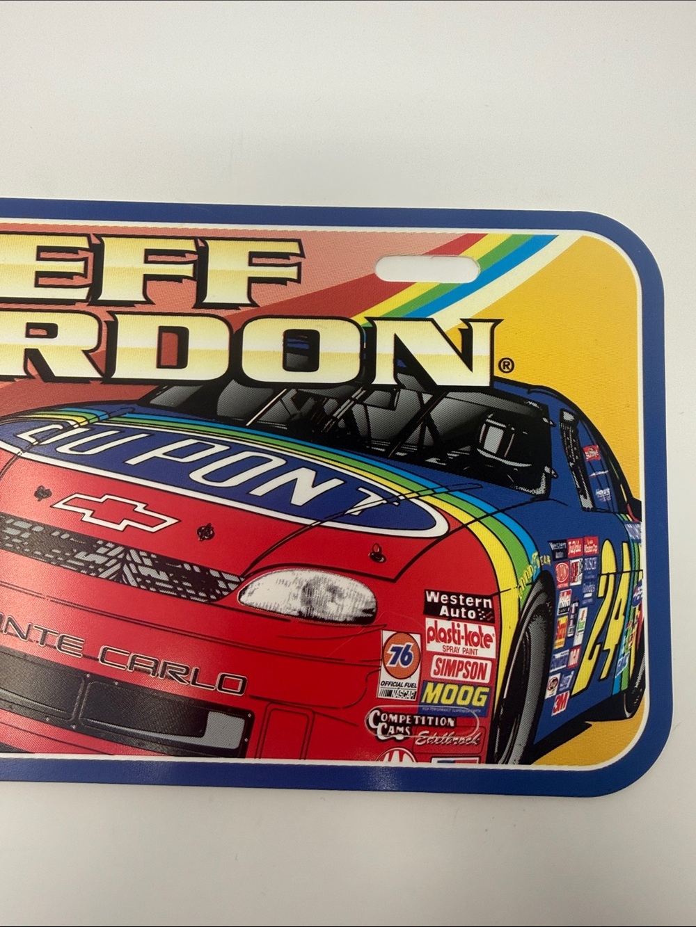 Jeff Gordon 24 Racing License Plate Sign - Multicolor - Picture 4 of 5
